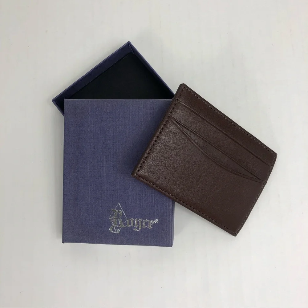 Royce Leather Money clip with Credit Card ID Holder